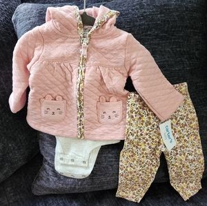 Carters 3pc Baby Set